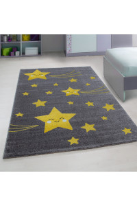 Detský koberec Playtime 0610A žltý