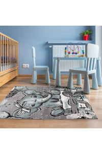 Detský koberec Playtime 4841A modrý
