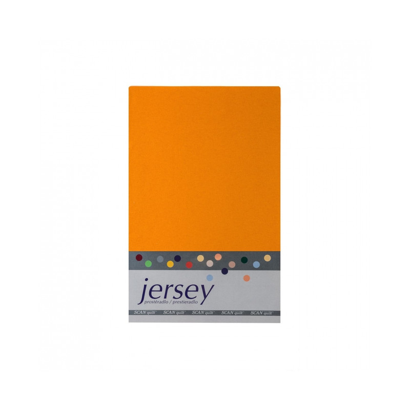 Prestieradlo 90x200 Jersey 081 oranžová Scan