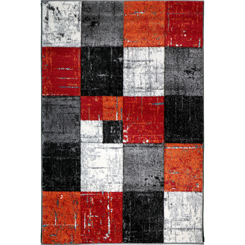 kusový koberec Jasper 20762-910 black red
