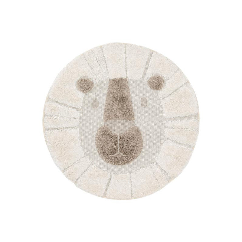 Kusový koberec Carlo kruh 6341 krémový