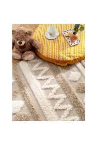 Kusový koberec Carlo 6339 krémovo-hnedý