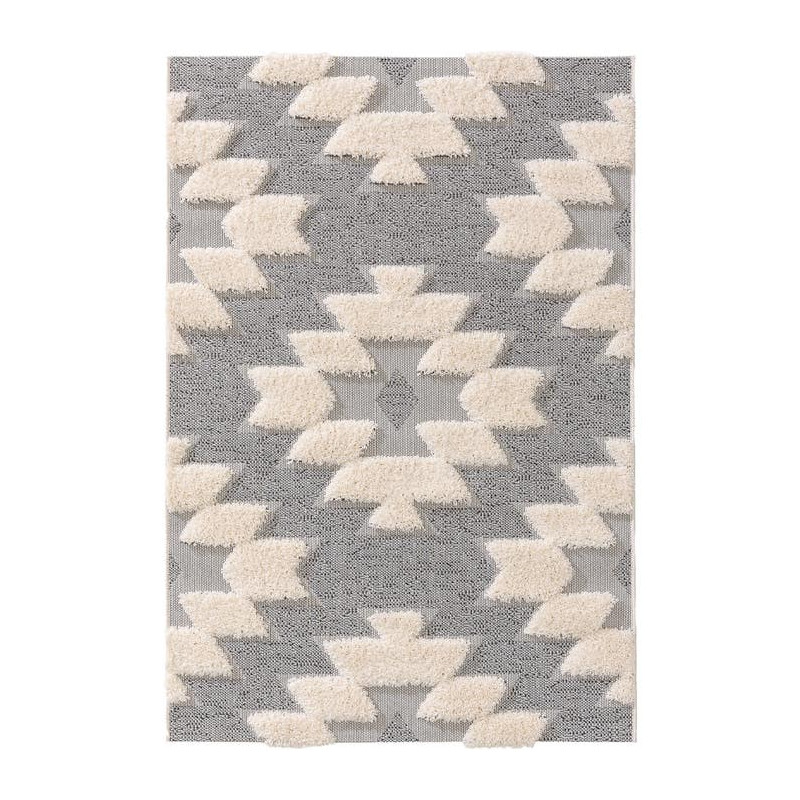 Kusový koberec Carlo 6338 sivo-biely