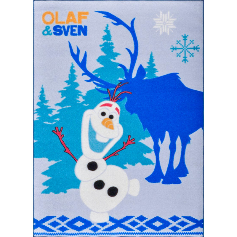 kusový koberec Frozen 03 Olaf&Sven