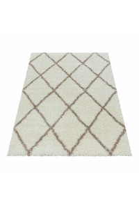 Kusový koberec Alvor Shaggy 3401 krémový