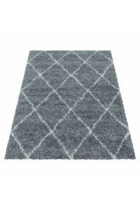Kusový koberec Alvor Shaggy 3401 sivý