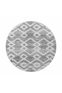 Kusový koberec Pisa kruh 4704 sivá
