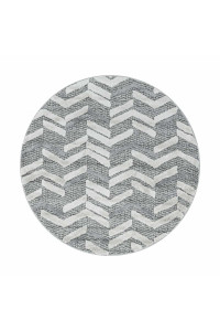 Kusový koberec Pisa kruh 4705 sivá