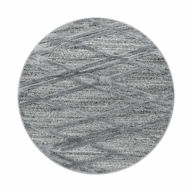 Kusový koberec Pisa kruh 4706 sivá