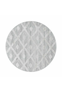 Kusový koberec Pisa kruh 4707 sivá