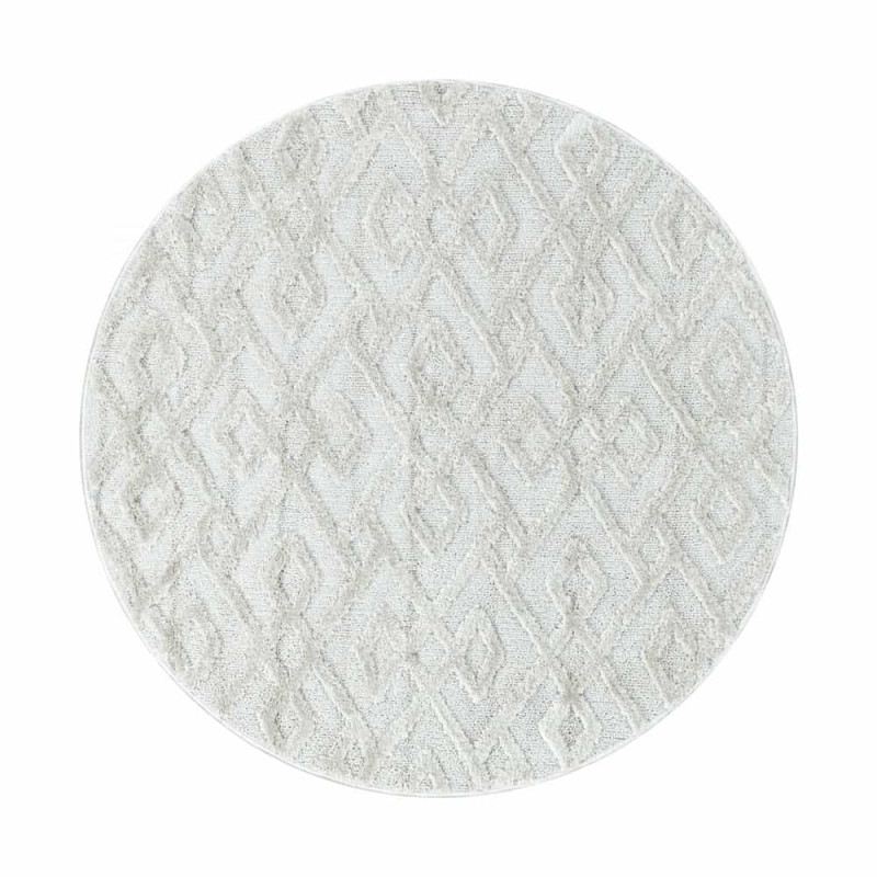 Kusový koberec La Casa kruh 4708 krémová
