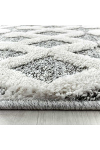 Kusový koberec Pisa kruh 4710 sivá