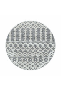 Kusový koberec Pisa kruh 4710 sivá