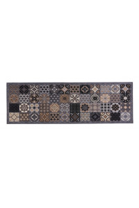 Rohož Cook&Wash patchwork tiles sivá
