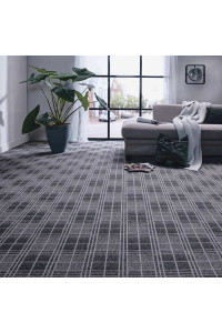 Meraný uzlíkový koberec Nevis 2928 anthracit