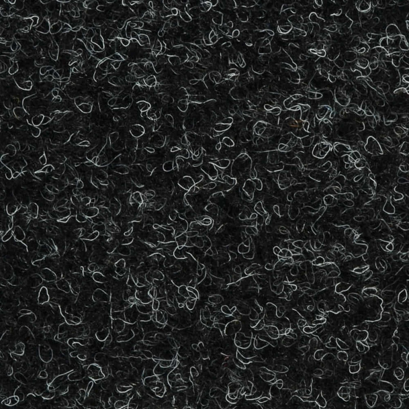 Čierny koberec Rigo 50 filc s gumou