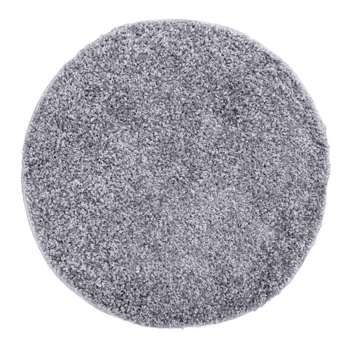Koberec Life Shaggy svetlo-sivý 1500 kruh