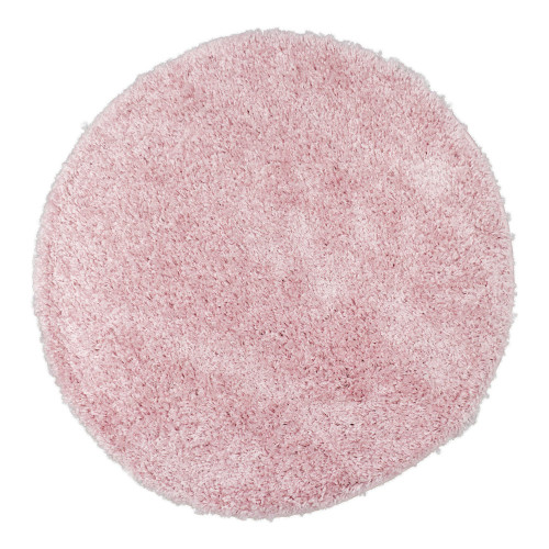 Koberec Life Shaggy ružový 1500 kruh