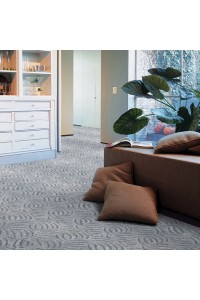 Uzlíkový meraný koberec Riverton 900 sivý