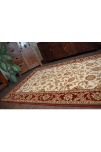 Vlnený koberec Isfahan Anafi amber